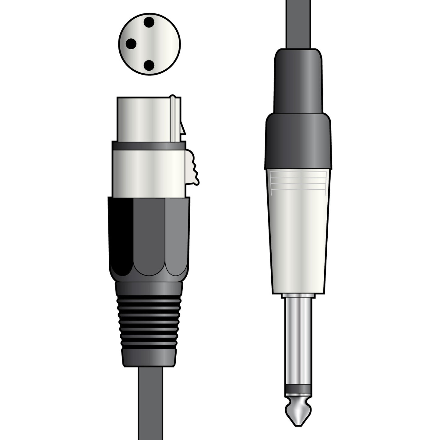 XLR hona - Tele hane 1.5m eko