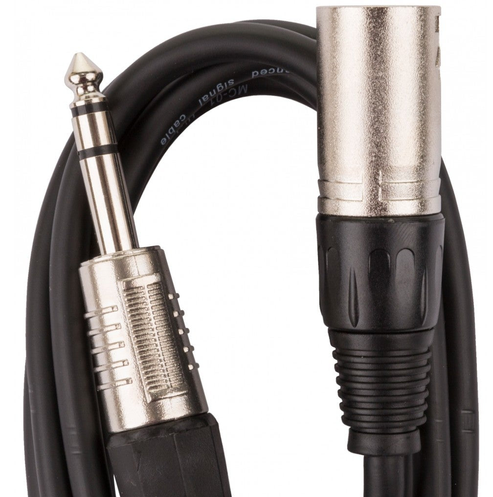 XLR Hane - Tele stereo 1,5m Balanserad