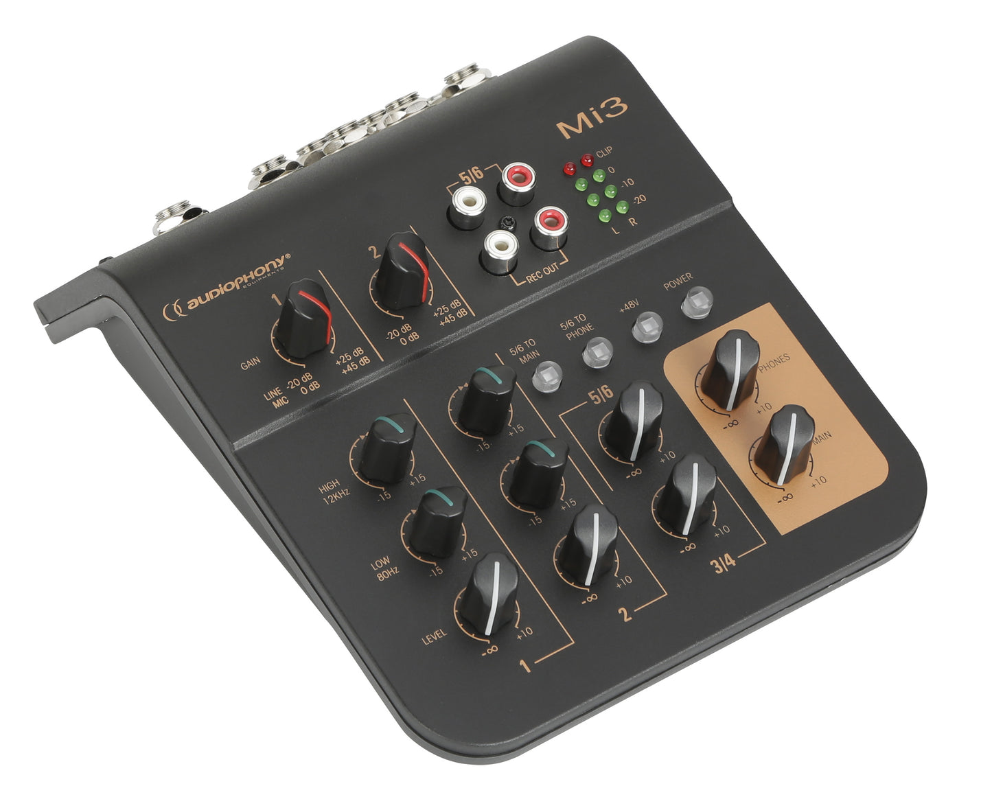 Audiophony Mi 3 Kompakt Mixer USB - Podcast & Webcasting