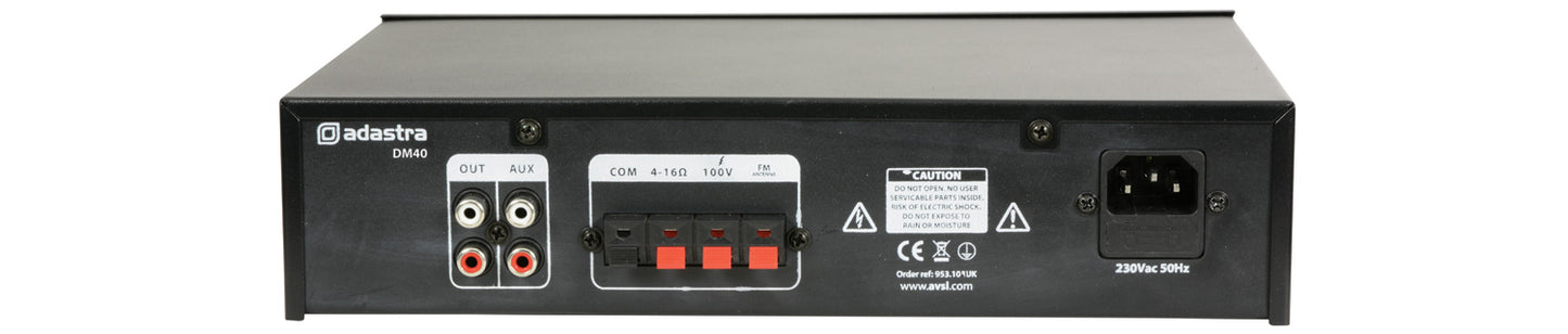 DM40 Mixerförstärkare 40W med BT & USB