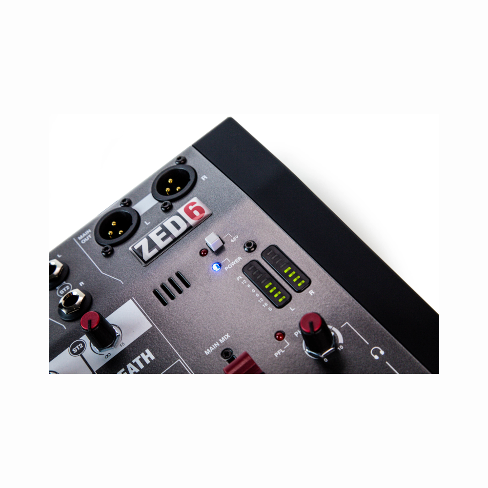 Allen & Heath ZED-6 Outputs