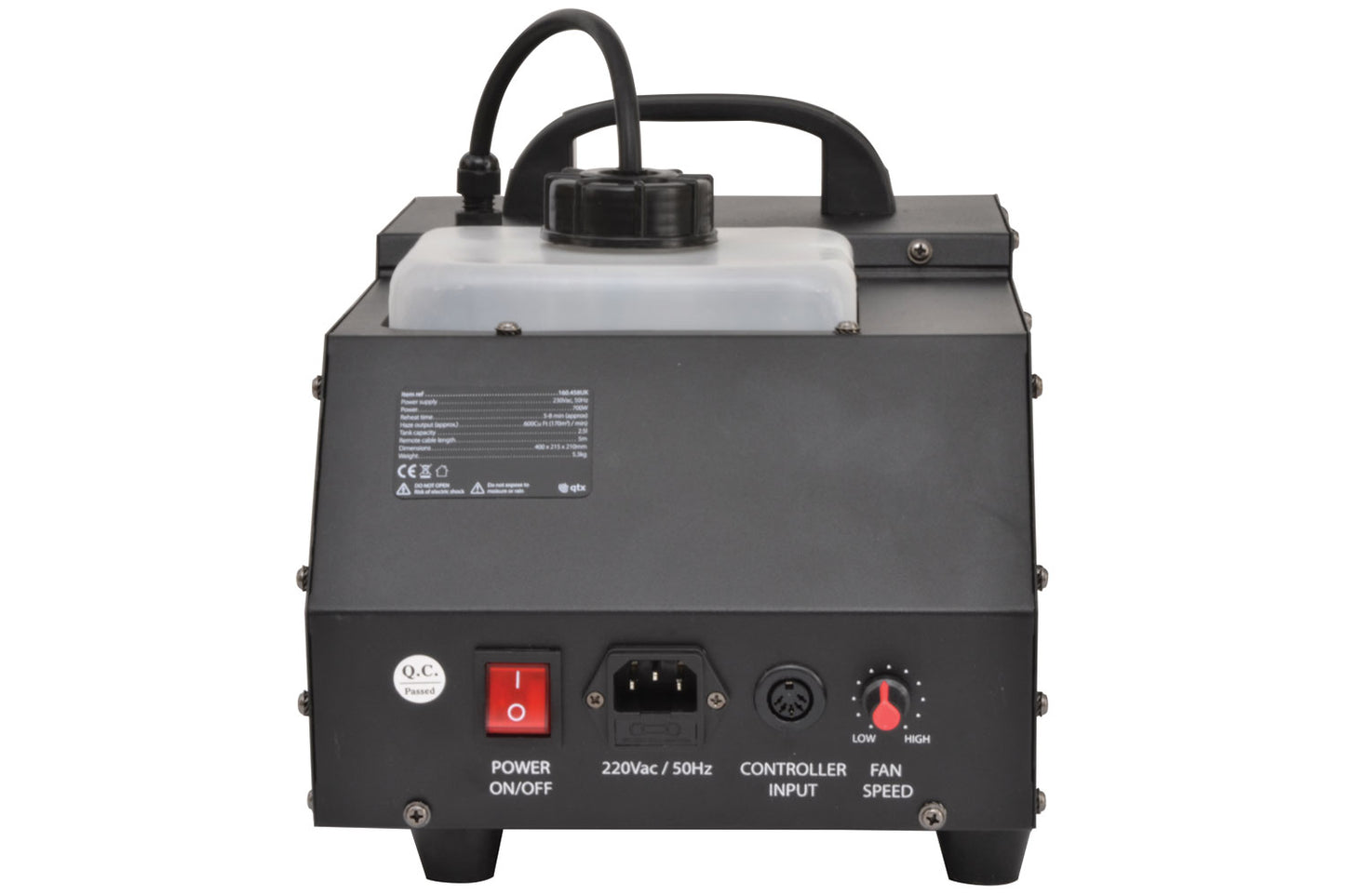 QTX FH-700 – Kombinerad Fog- och Hazemaskin 700W