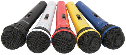 QTX DM5X Dynamisk Mikrofon – Set med 5 Färger