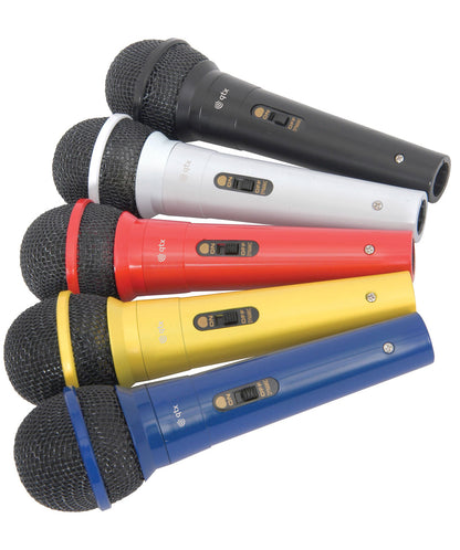 QTX DM5X Dynamisk Mikrofon – Set med 5 Färger
