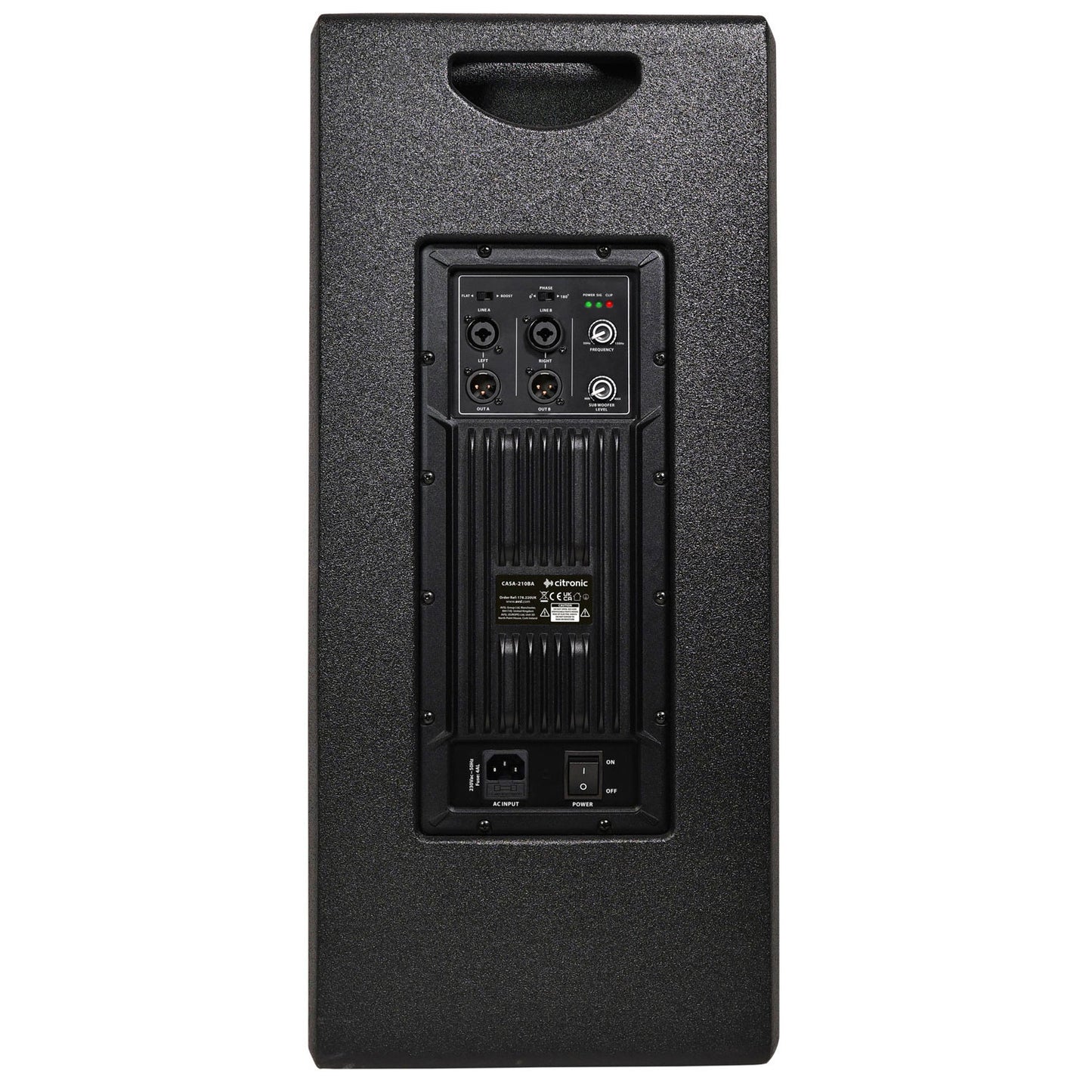 CASA-210BA – Aktiv 2x10" Subwoofer
