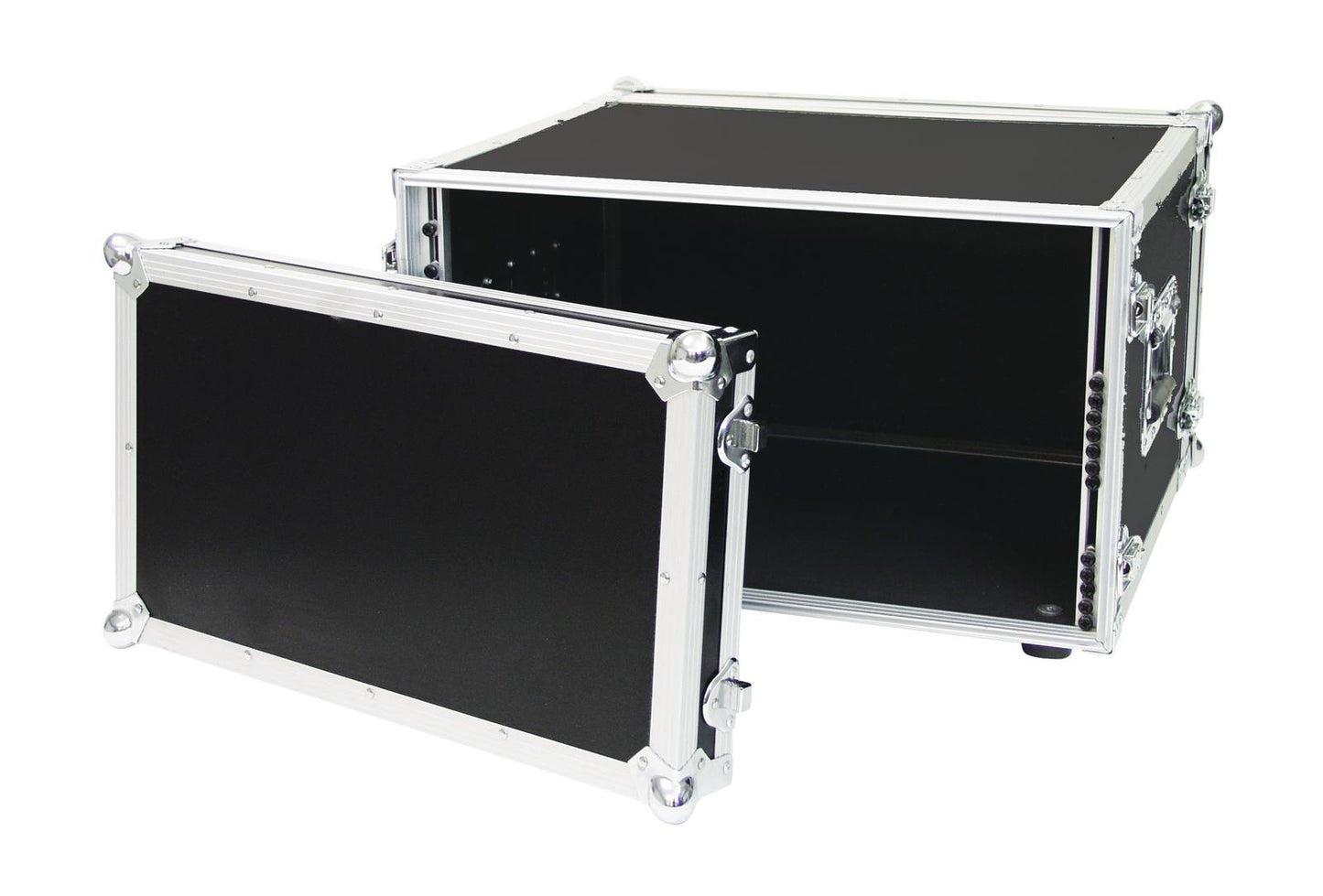 Rackcase 6HE Trä Effekt/Grund 24 cm