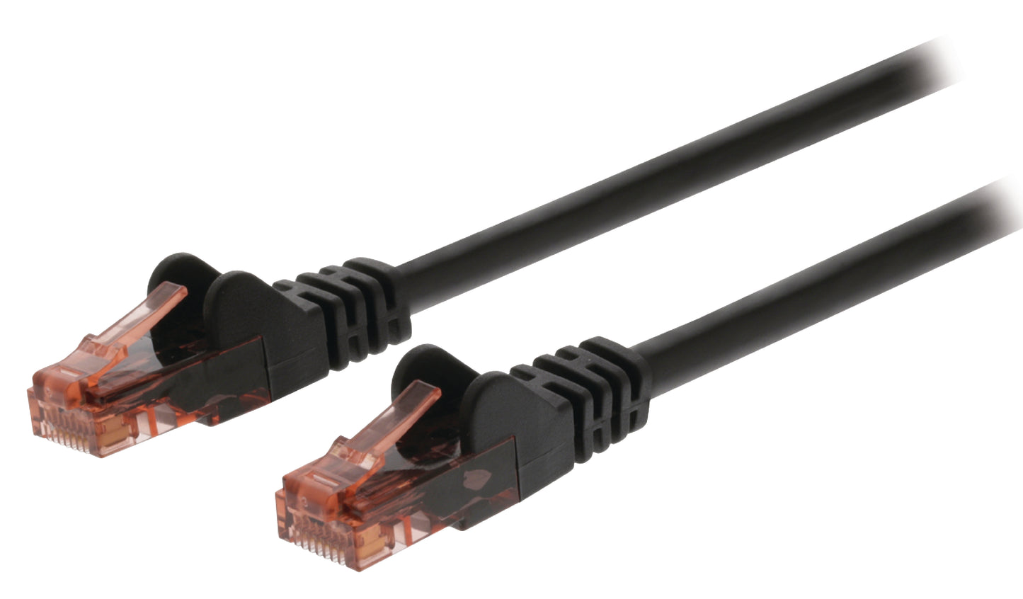 CAT6 patch-kabel, Svart - 1,5m