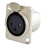 XLR 3polig Chassi Hona Eko