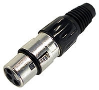 XLR hona 3-polig – Standard kontakt