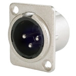 XLR 3polig Chassi Hane Eko