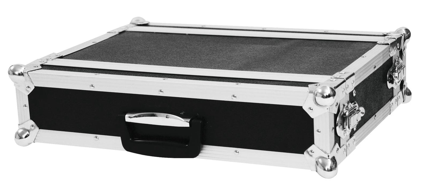 Rackcase 2HE Trä Effekt/Grund 24 cm