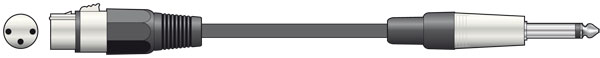 XLR hona - Tele hane 1.5m eko