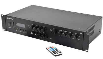A2 Förstärkare med Mixer 2x120W