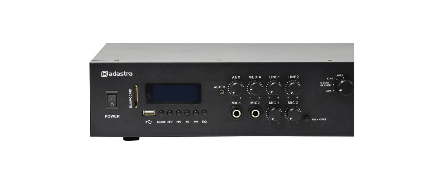 A2 Förstärkare med Mixer 2x120W