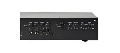 A2 Förstärkare med Mixer 2x120W