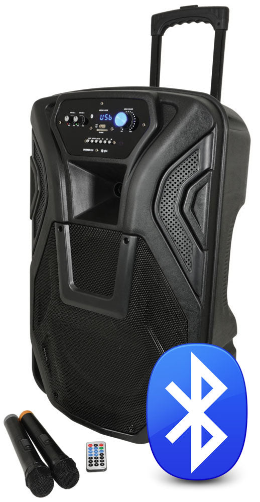 QK15PA Portabelt batteridrivet PA med BT