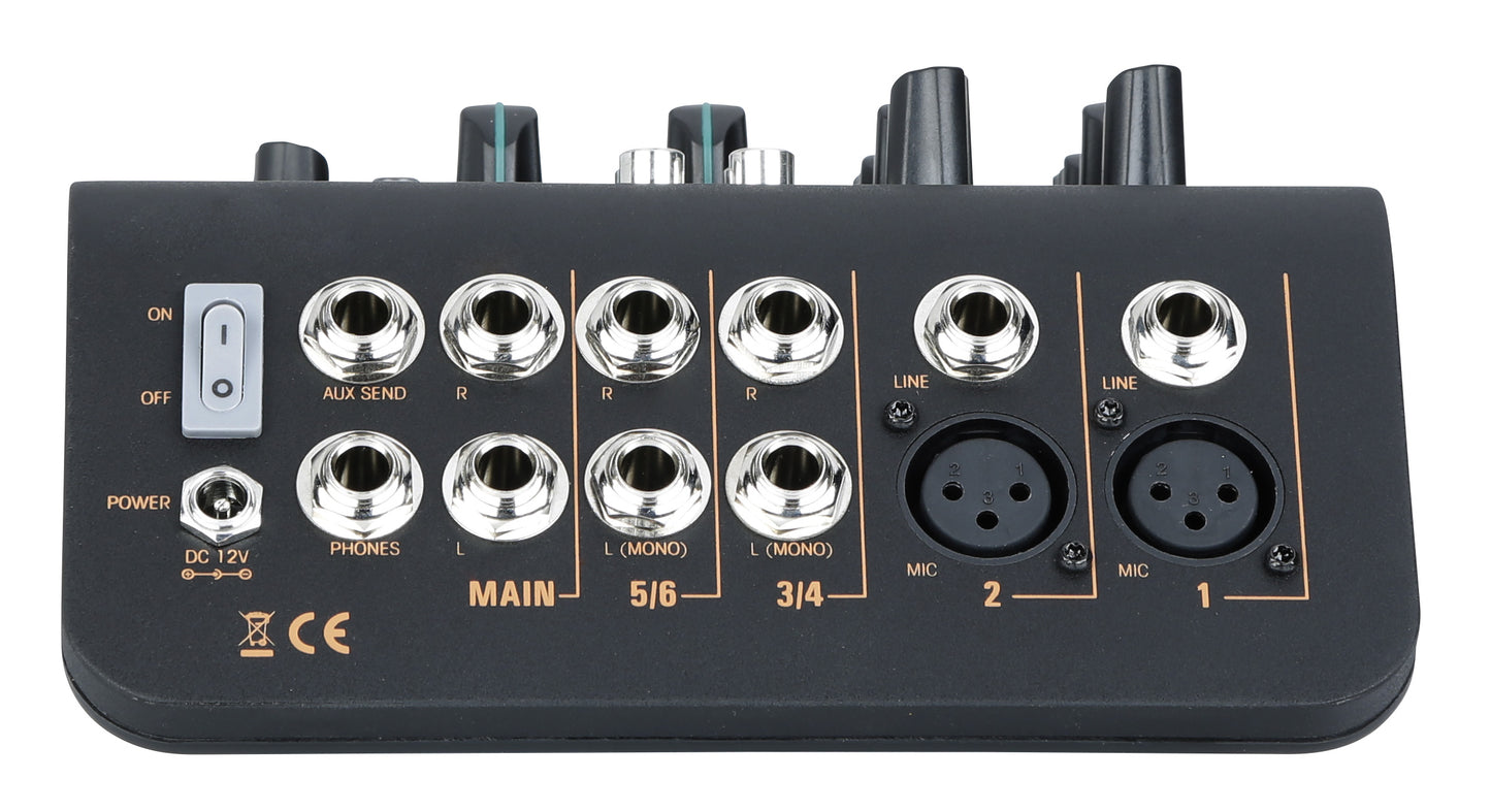 Audiophony Mi4U Kompakt Mixer USB - 4 Kanaler Podcast