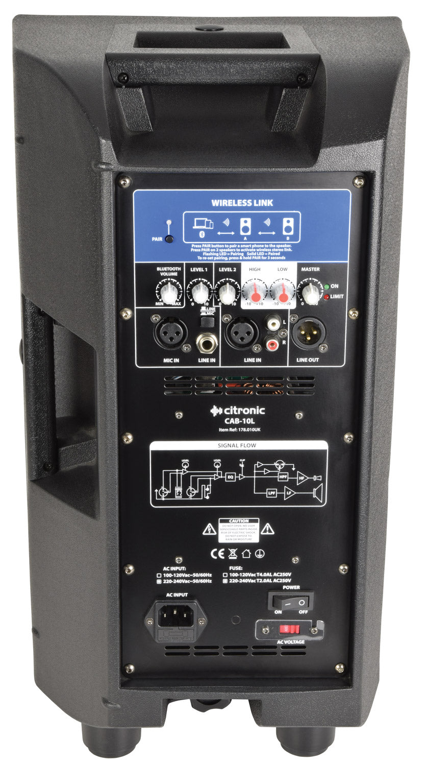 CAB10L 10" Aktiv Högtalare