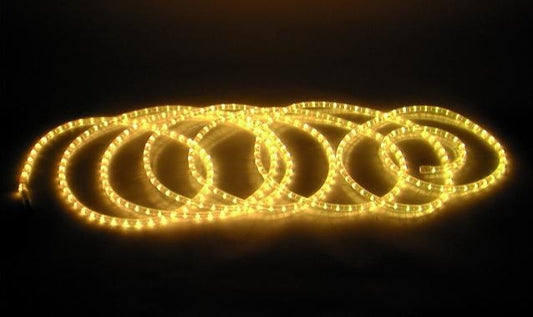 Rubberlight Gul 9m - Flexibel LED-slang för Dekoration