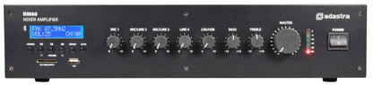 RM60D – 5-kanals 100V Mixerförstärkare 60W med Bluetooth