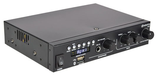 A22 Mixerförstärkare - BT, USB & FM-radio