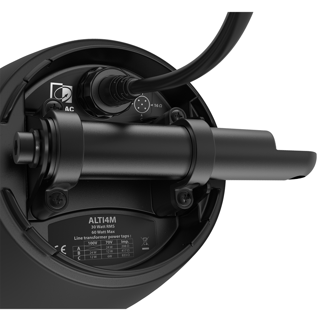 Audac ALTI4M Vägg/Tak-högtalare IP65 Svart