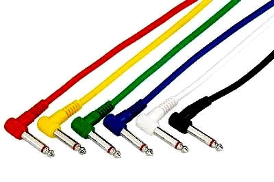 Tele–Tele Patchset 6 × 0,5m – Färgkodade Patchkablar