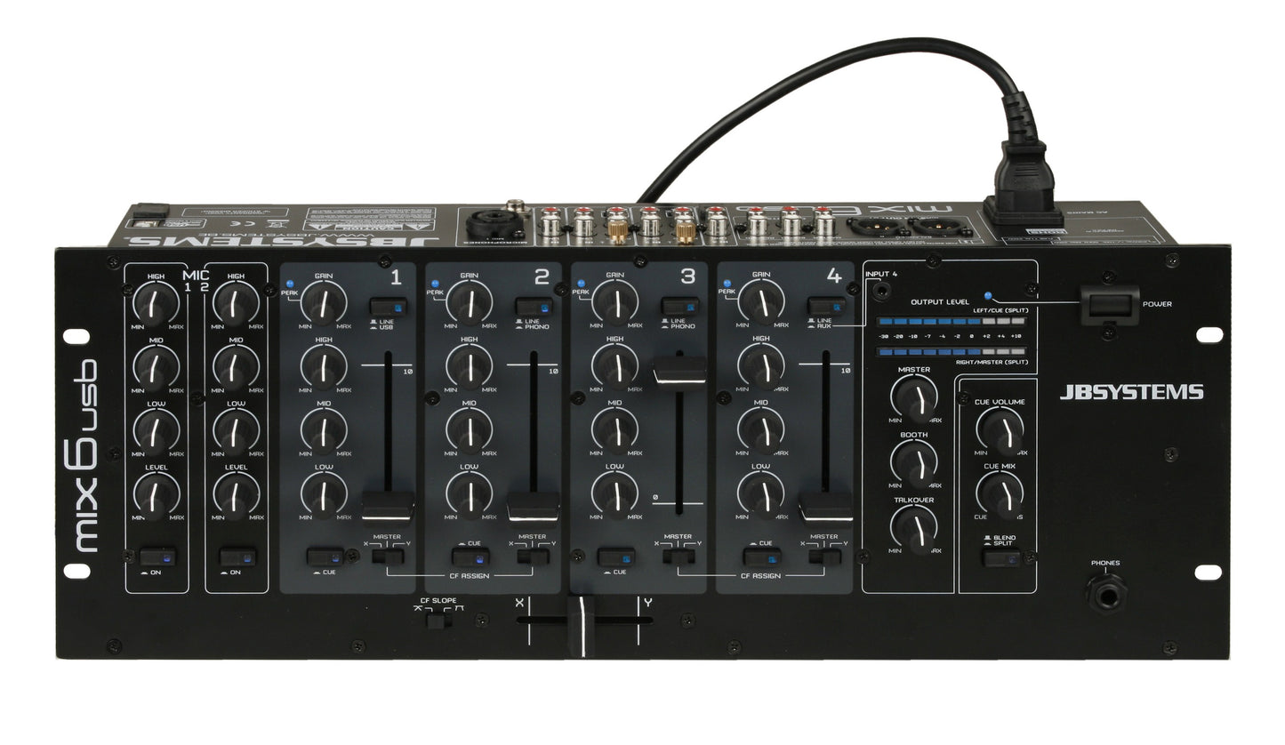 MIX 6 USB - 19" Mixer med USB