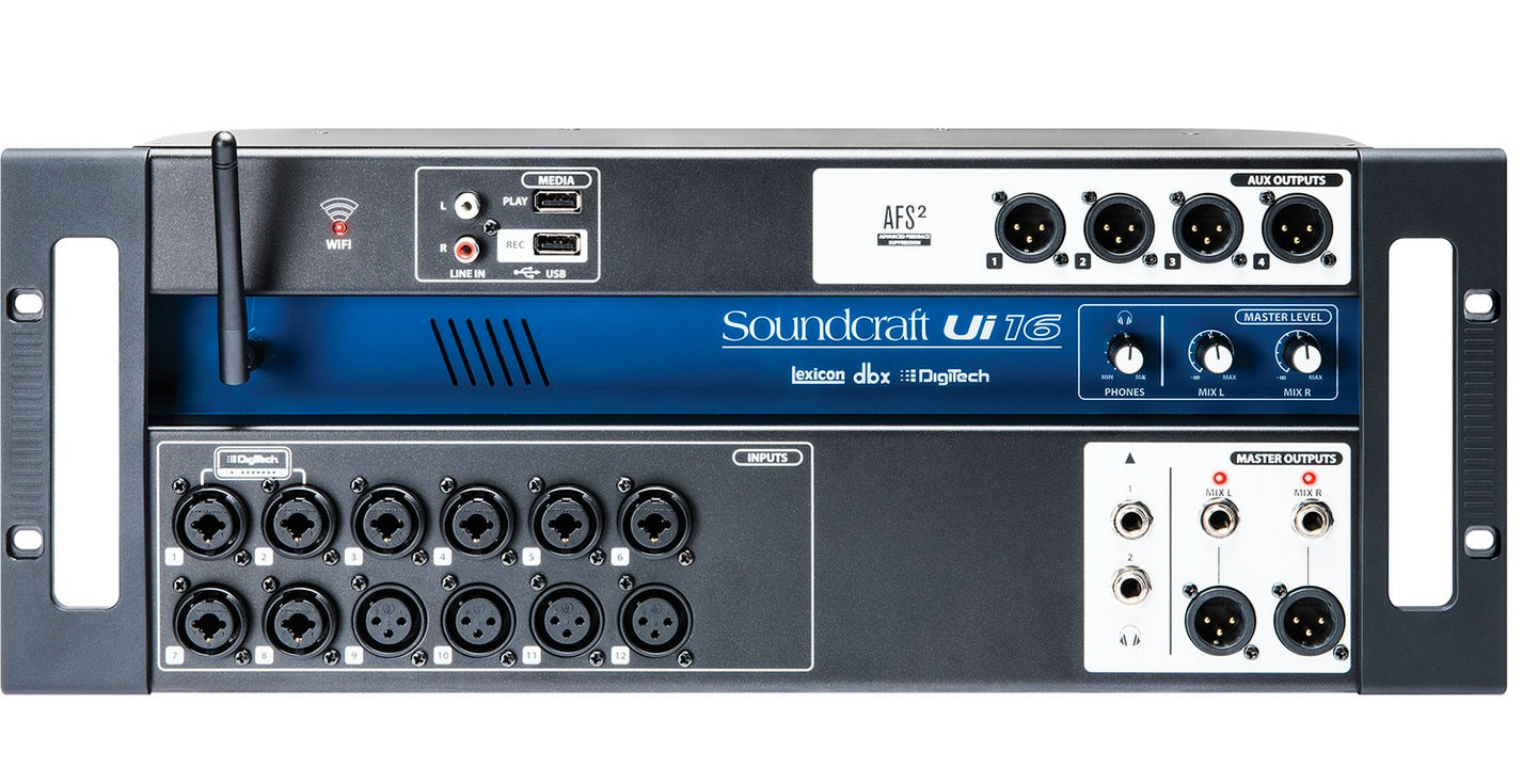 Ui16 Digital rackmixer med Wi-Fi