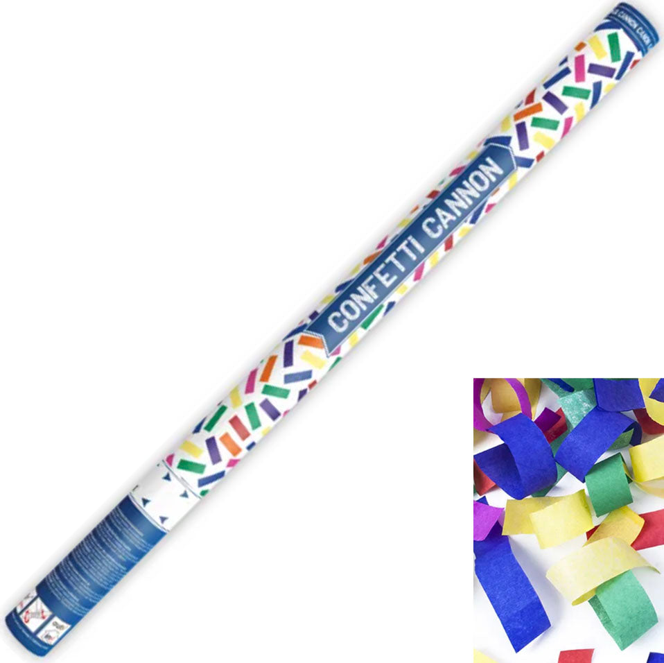 Konfettirör 80cm Flerfärgad