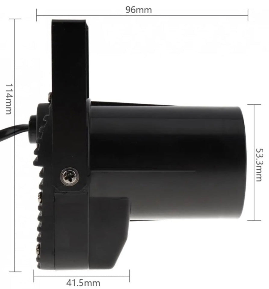 5W Kallvit LED Pinspot för Spegelbollar