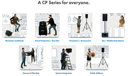 QSC CP12 12" Aktiv PA-Högtalare 1000W