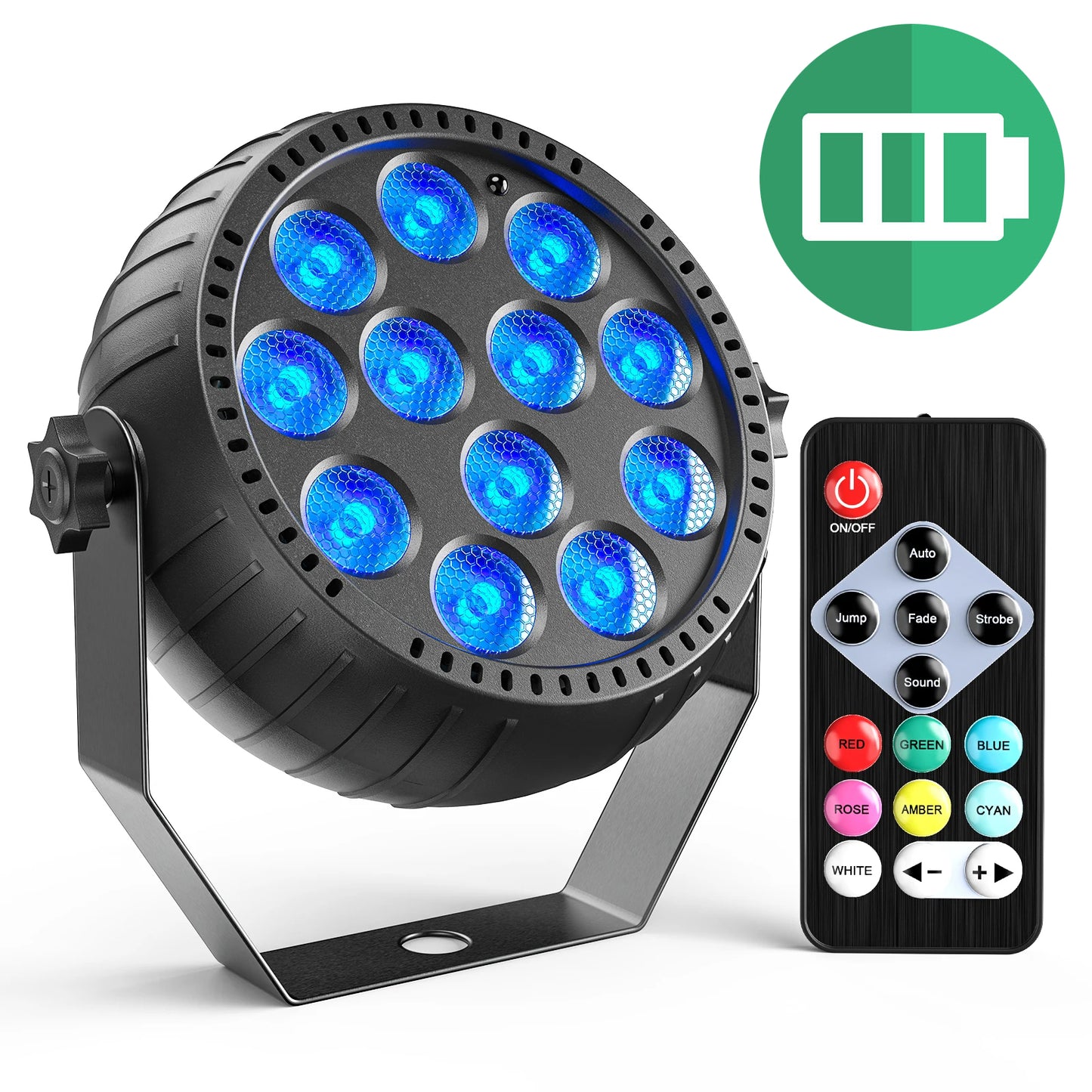 Ljuspaket Batteridrivet – PARbat Mini + LT01 Stativ
