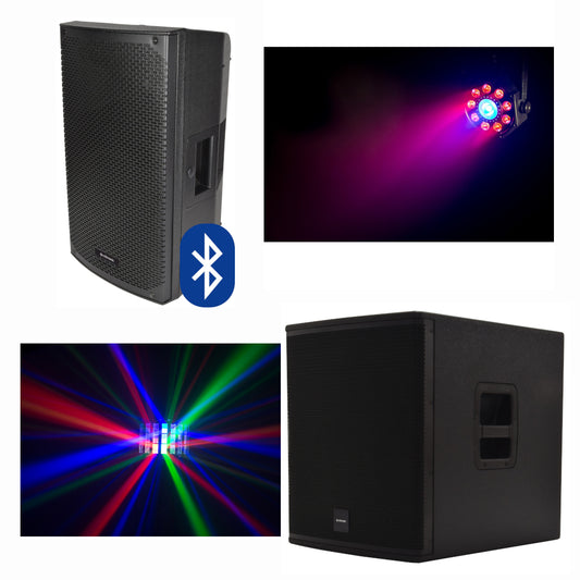 Startpaket 15" BT för fest och disco
