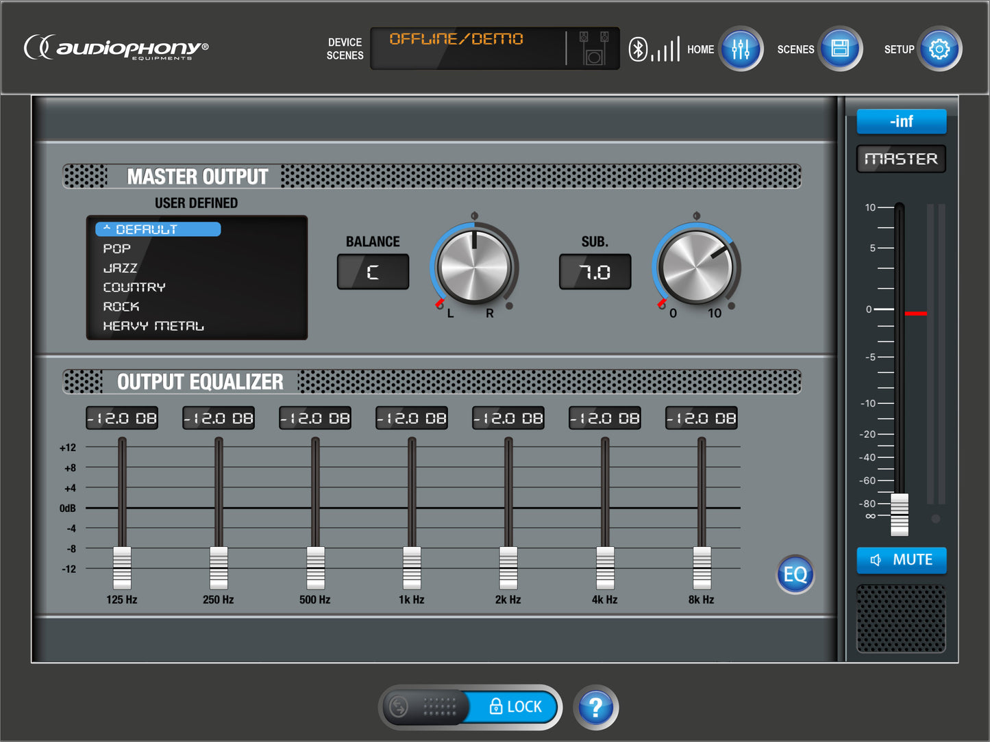 MOJO1042App - komplett portabelt PA