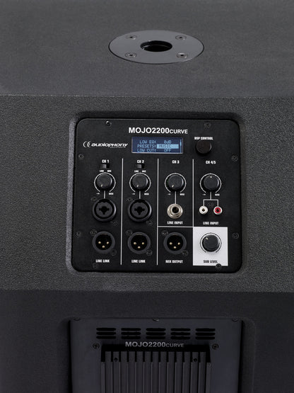 MOJO2200curve - komplett portabelt PA 600W