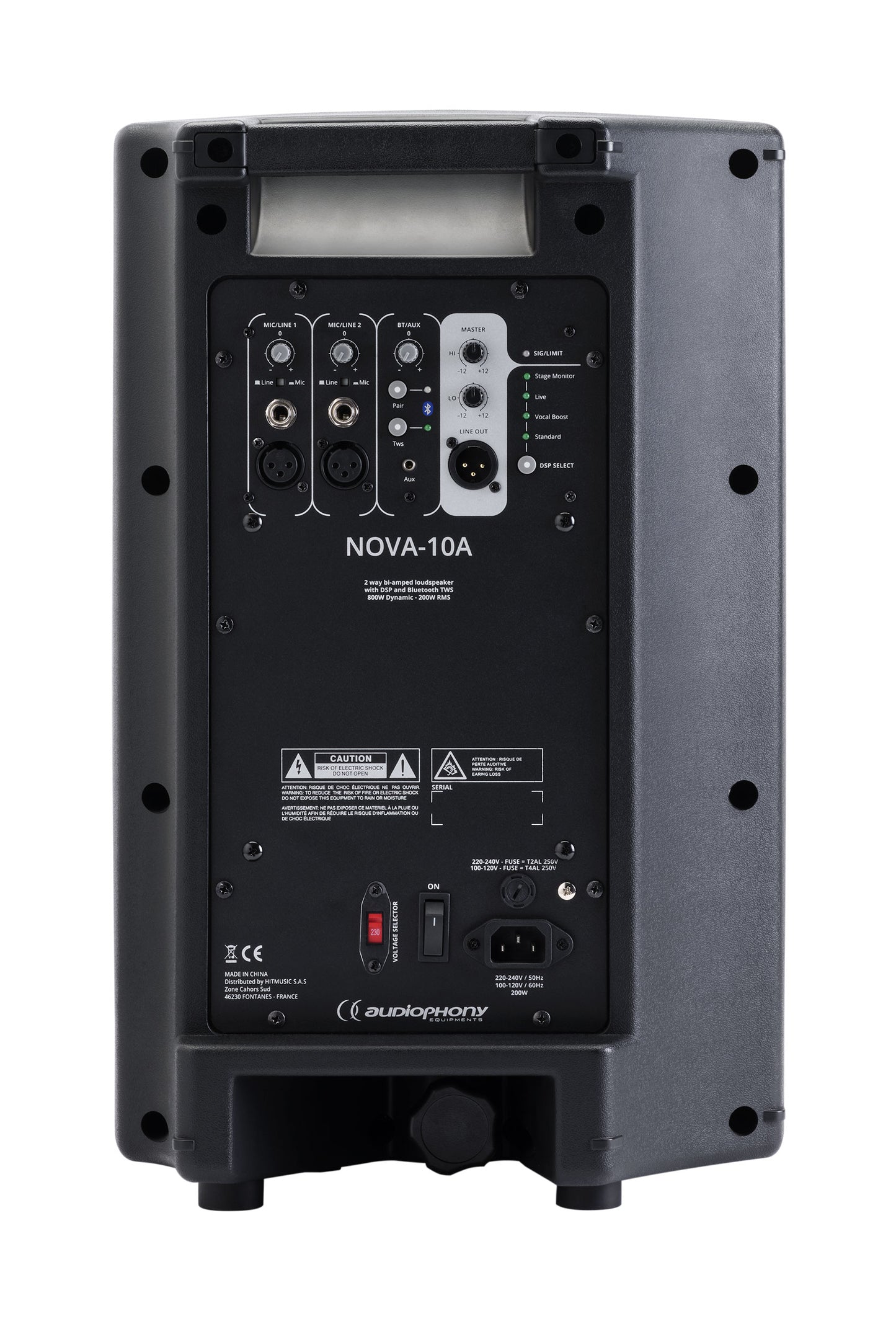 Nova-10A 10"Aktiv Högtalare med BT
