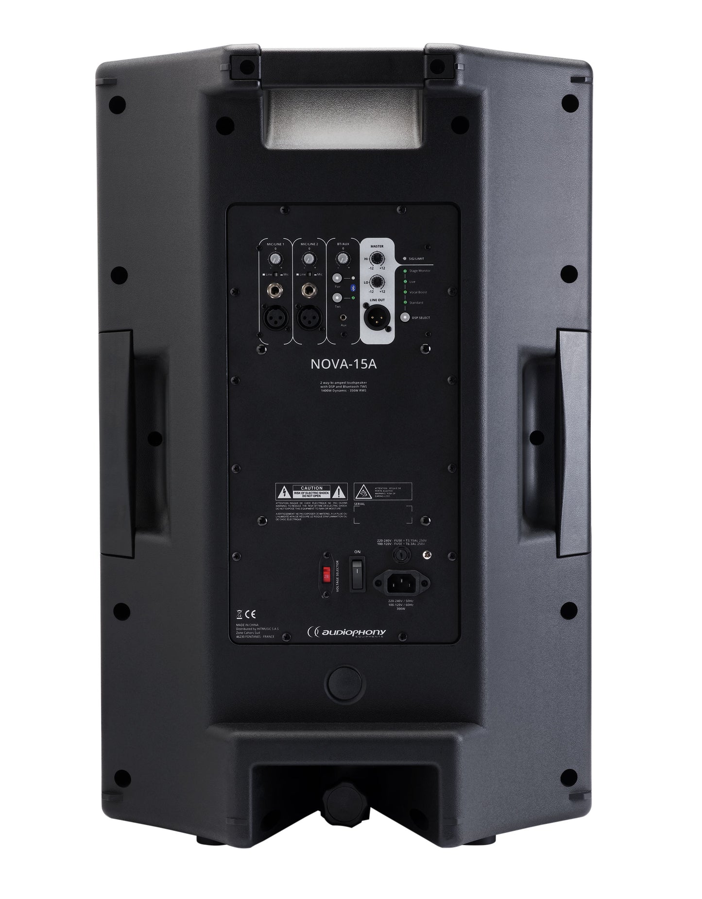 NOVA-15A - 15" Aktiv Högtalare med BT