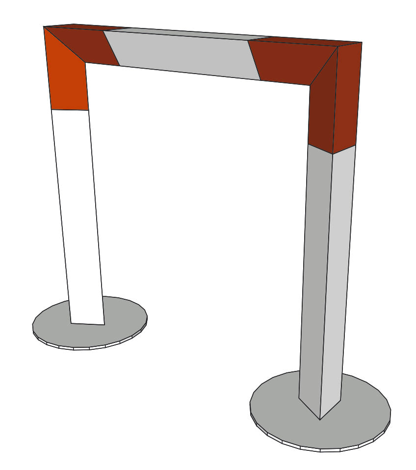 Vertikalt 2-vägshörn - 90°