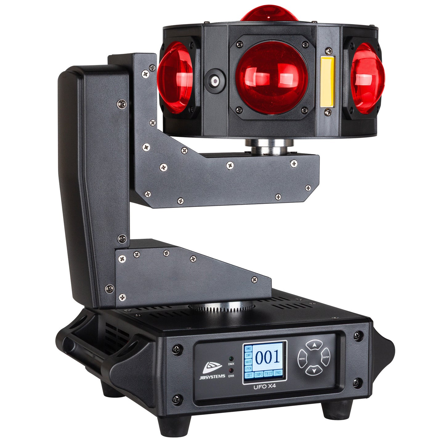 UFO X4 – Moving Effect med Laser, Strobe och RGBW