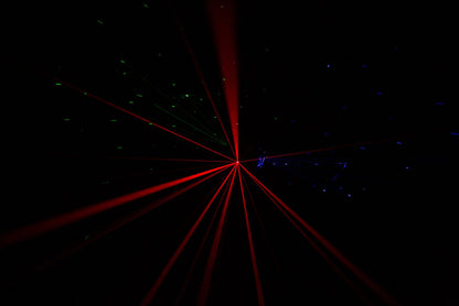 UFO X4 – Moving Effect med Laser, Strobe och RGBW