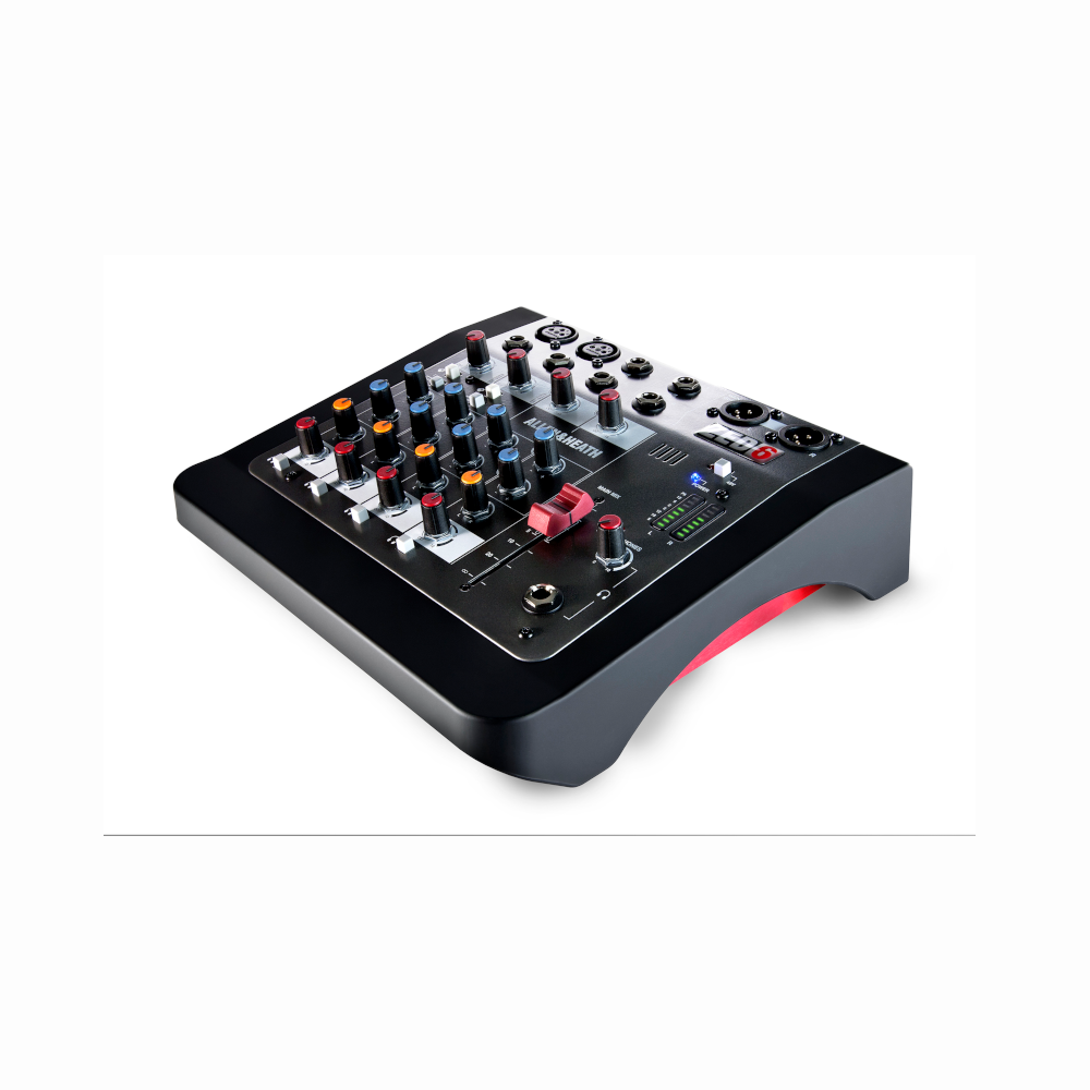 Allen & Heath ZED-6 kompakt analogmixer med GSPRE-förförstärkare och gitarr-DI ingångar