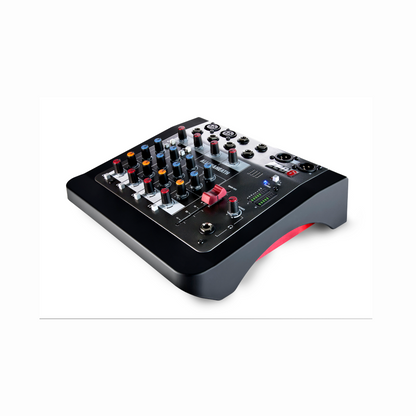 Allen & Heath ZED-6 kompakt analogmixer med GSPRE-förförstärkare och gitarr-DI ingångar